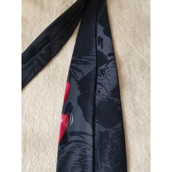 Looney Tunes Mania 1995 Tasmanian Devil Men's Tie Bugs Bunny Made in Korea Vtg - Picture 10 of 12